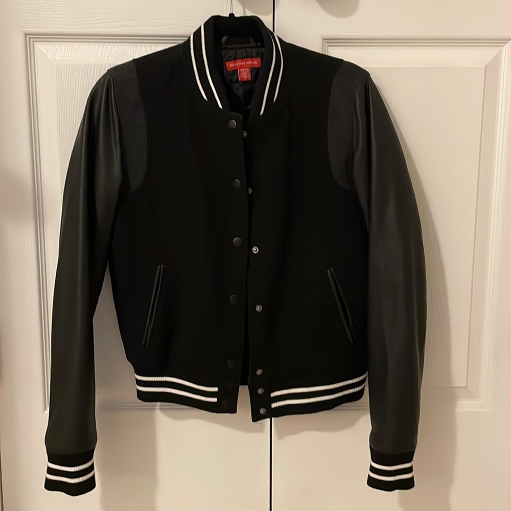 Saks Fifth Ave Varsity Bomber Jacket